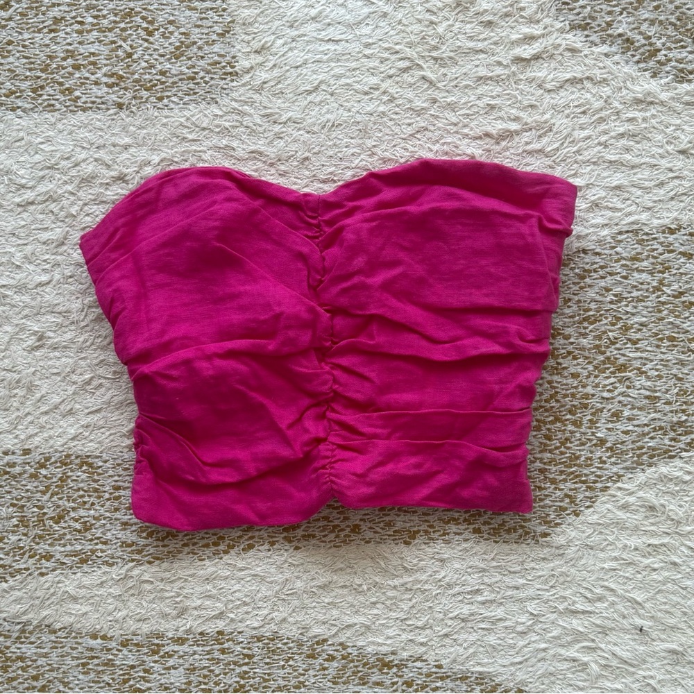 Aritzia pink tube top